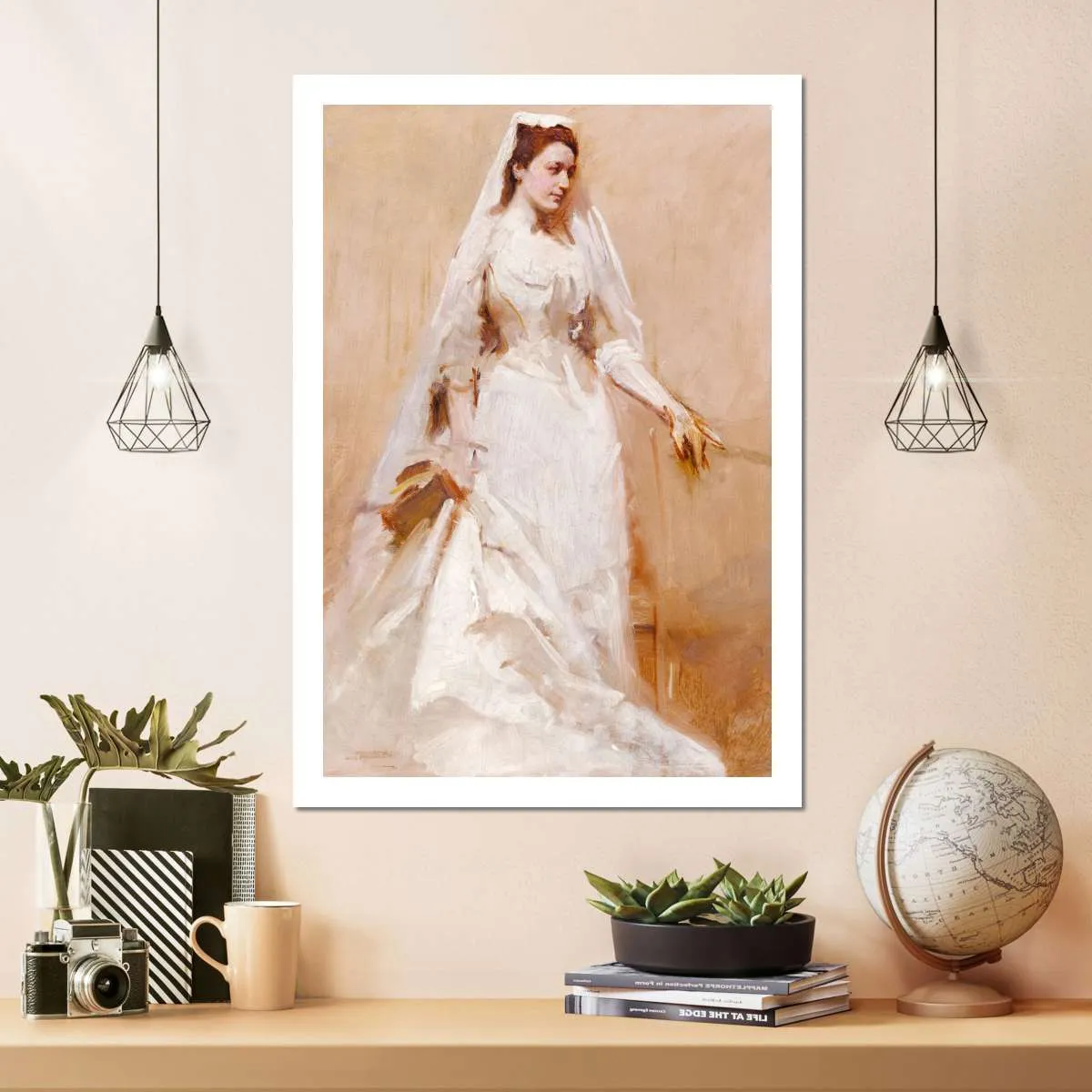 A Bride 1895 Wall Art