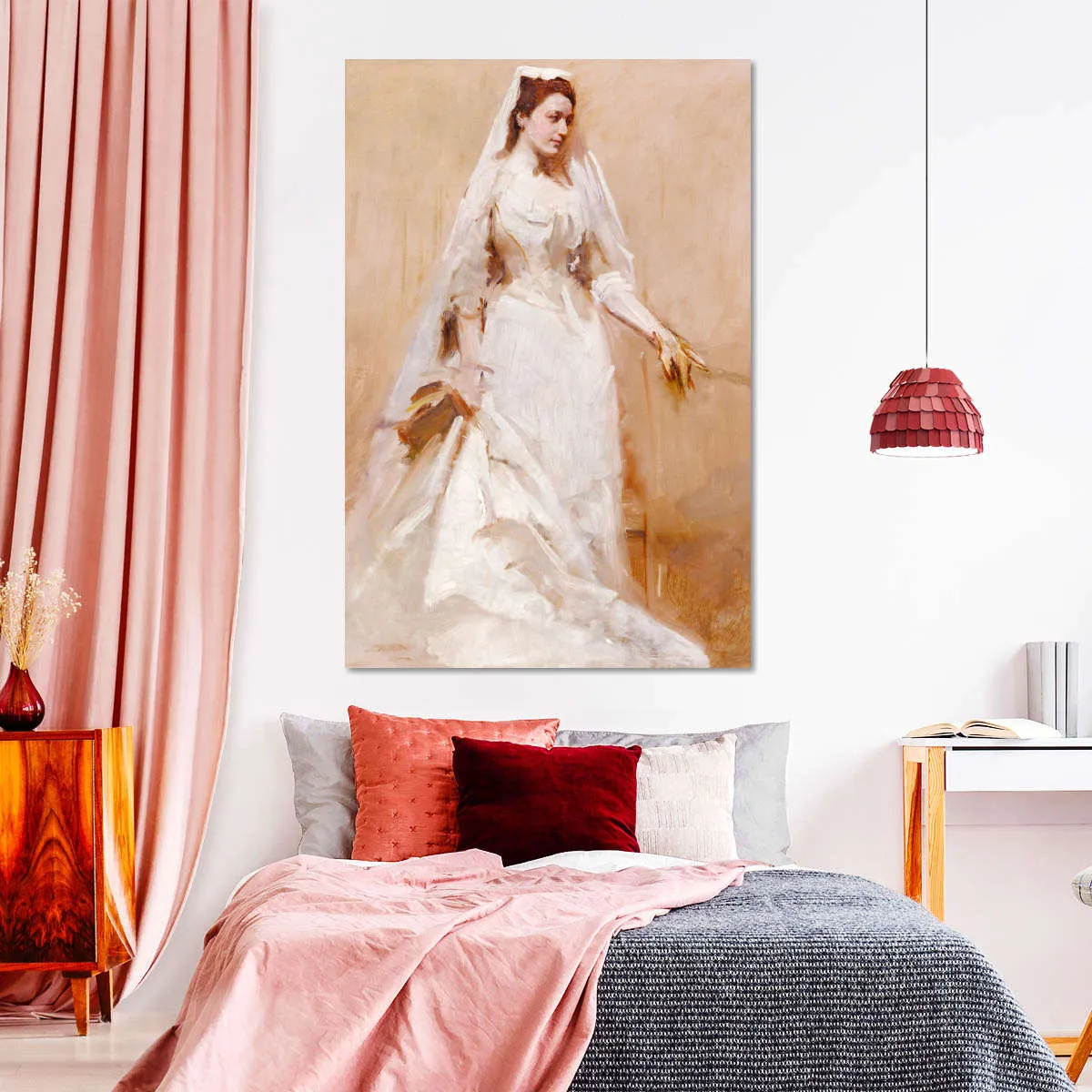 A Bride 1895 Wall Art