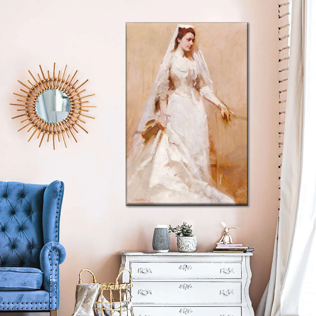 A Bride 1895 Wall Art