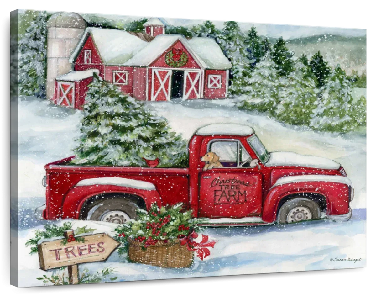 A Christmas Tree Farm Wall Art