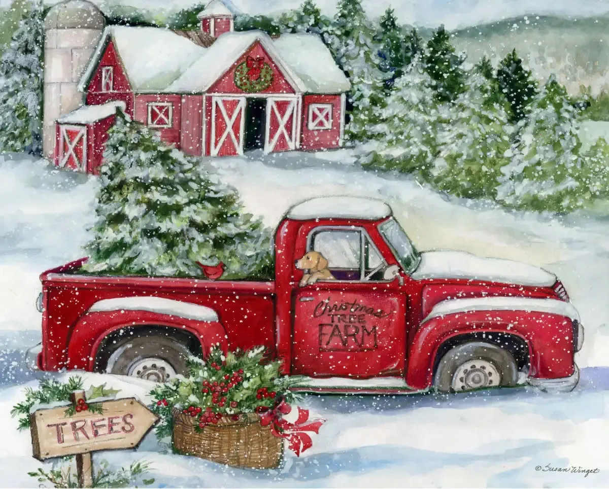 A Christmas Tree Farm Wall Art