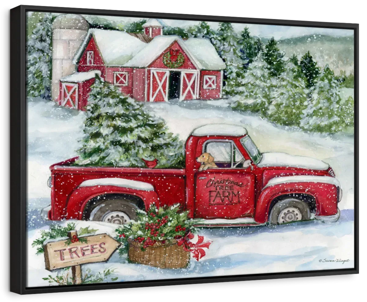 A Christmas Tree Farm Wall Art