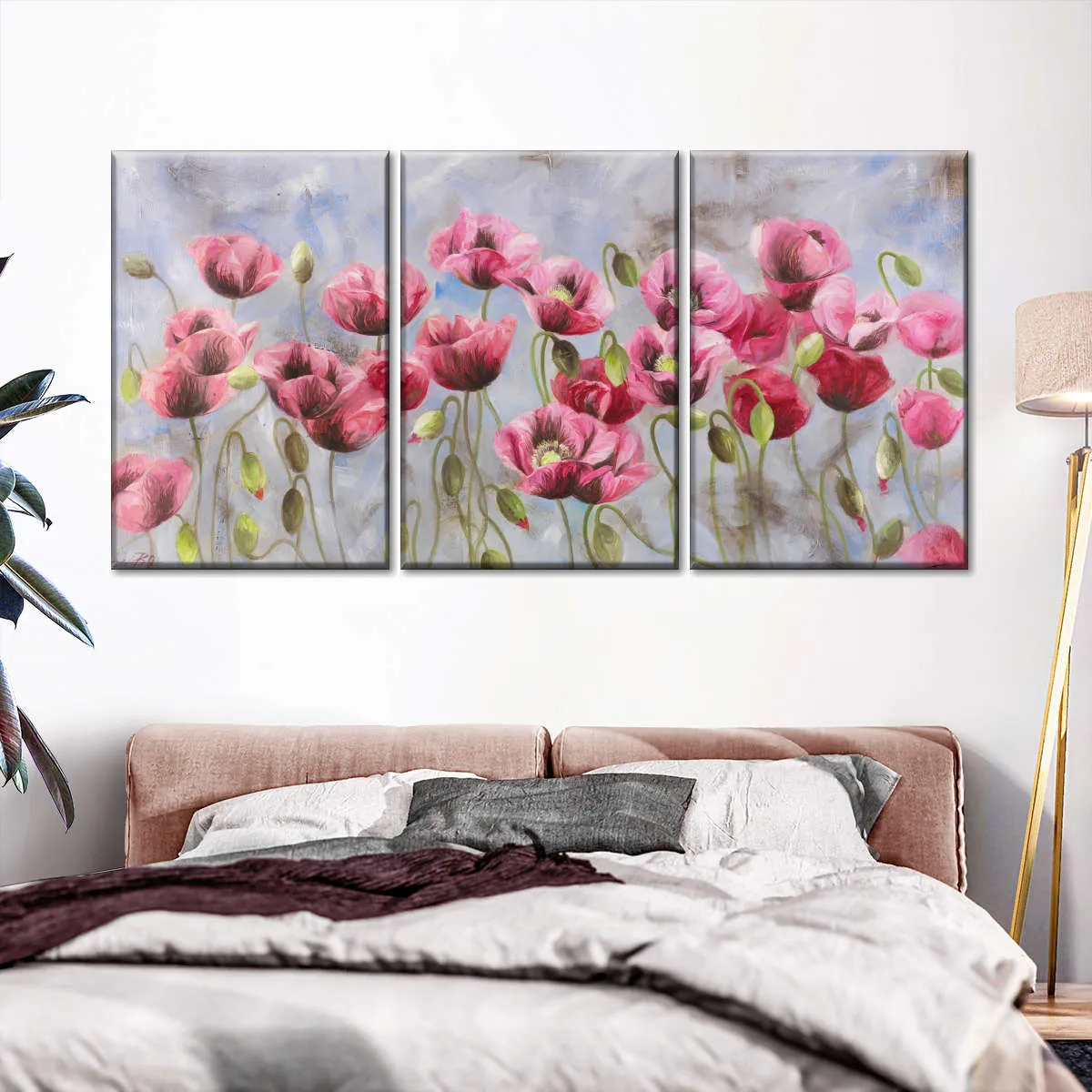 A Field Of Poppies Wall Art