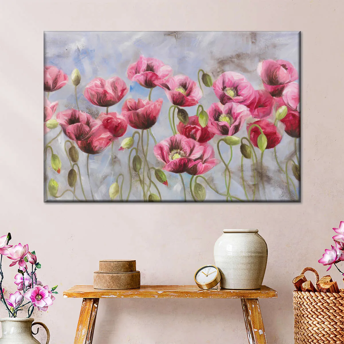 A Field Of Poppies Wall Art