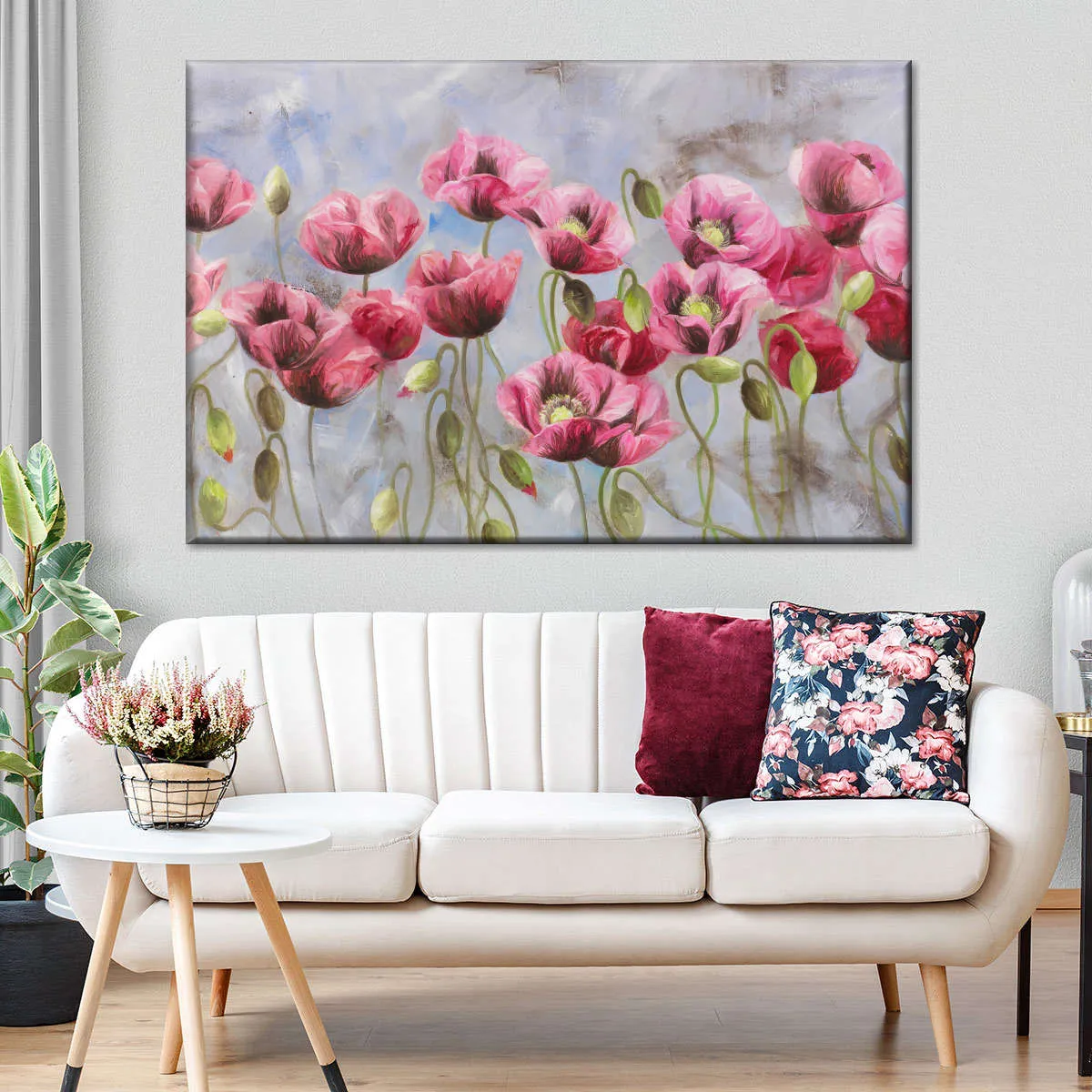 A Field Of Poppies Wall Art