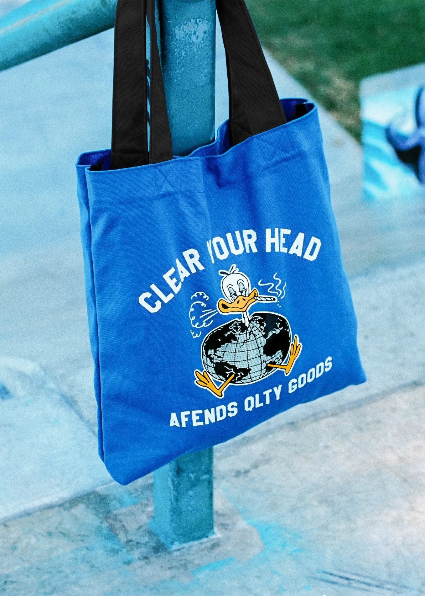 Afends Unisex Clear Your Head - Premium Tote Bag