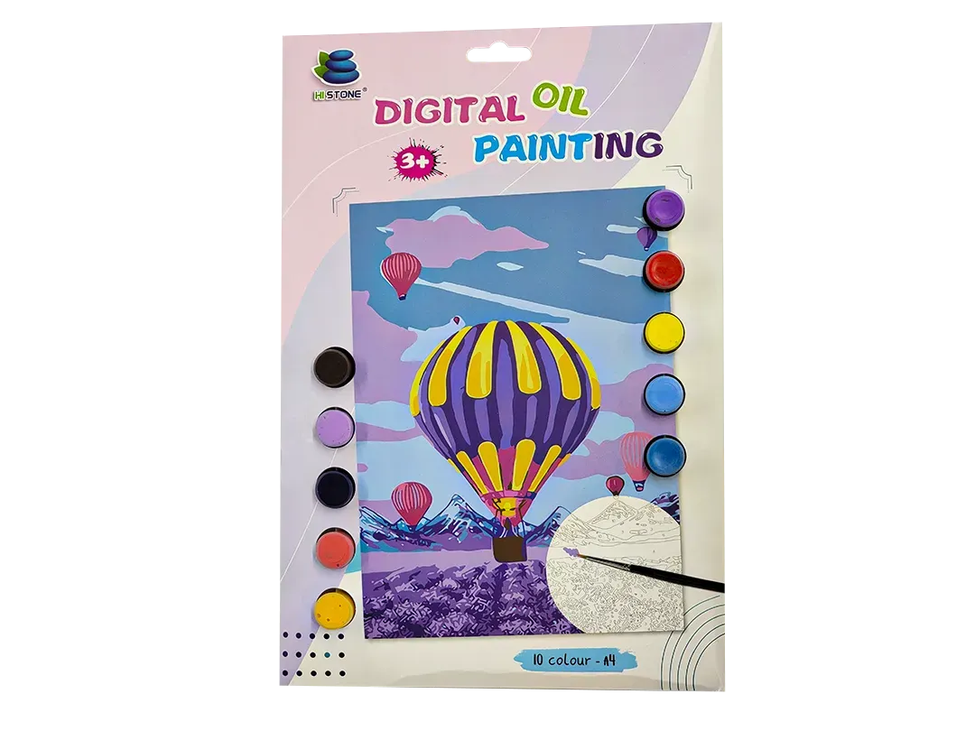 Air Balloon Paint by Numbers Kit F07M1-6-Balloon