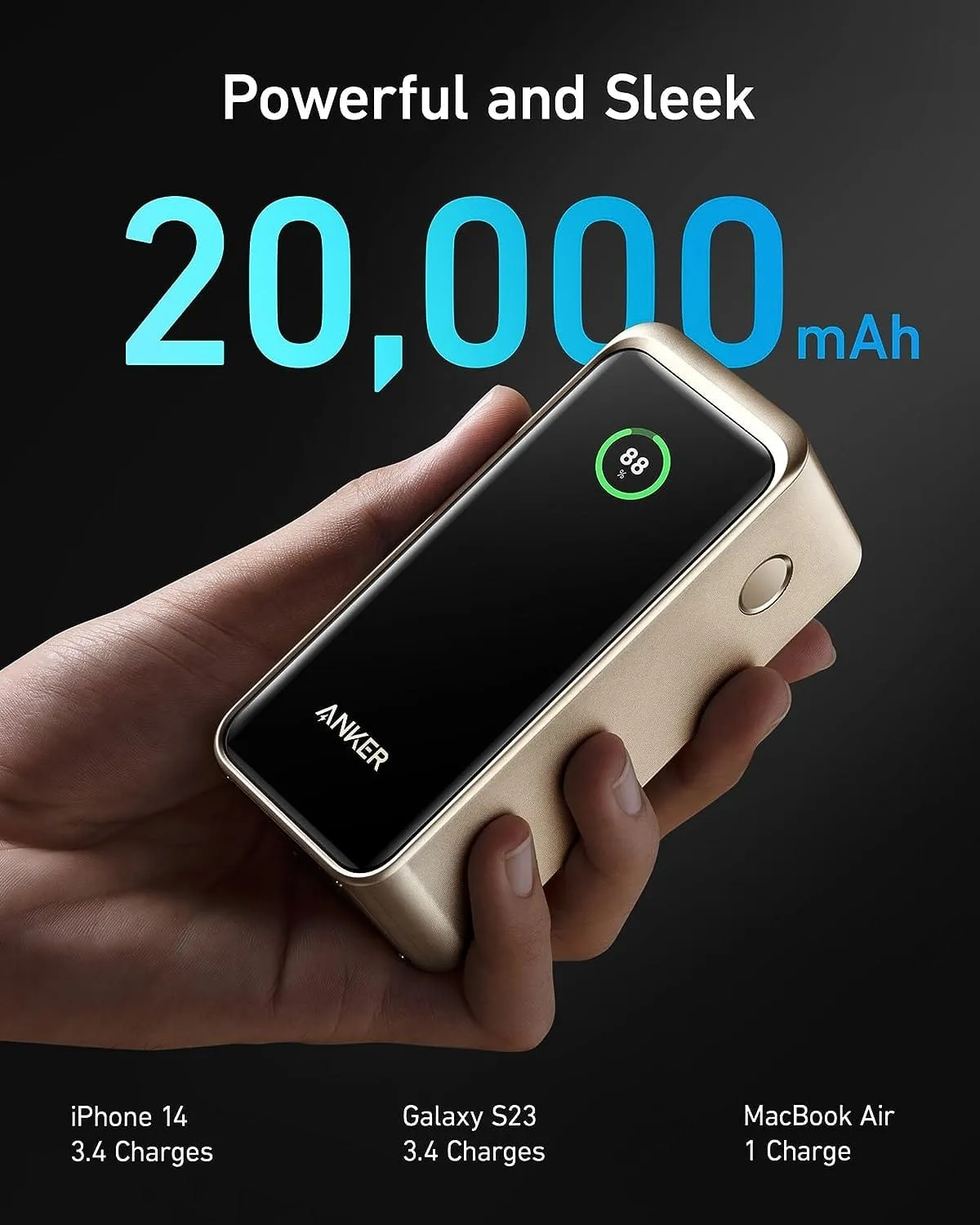 Anker 735 Prime 20,000mAh Power Bank (200W) - A1336