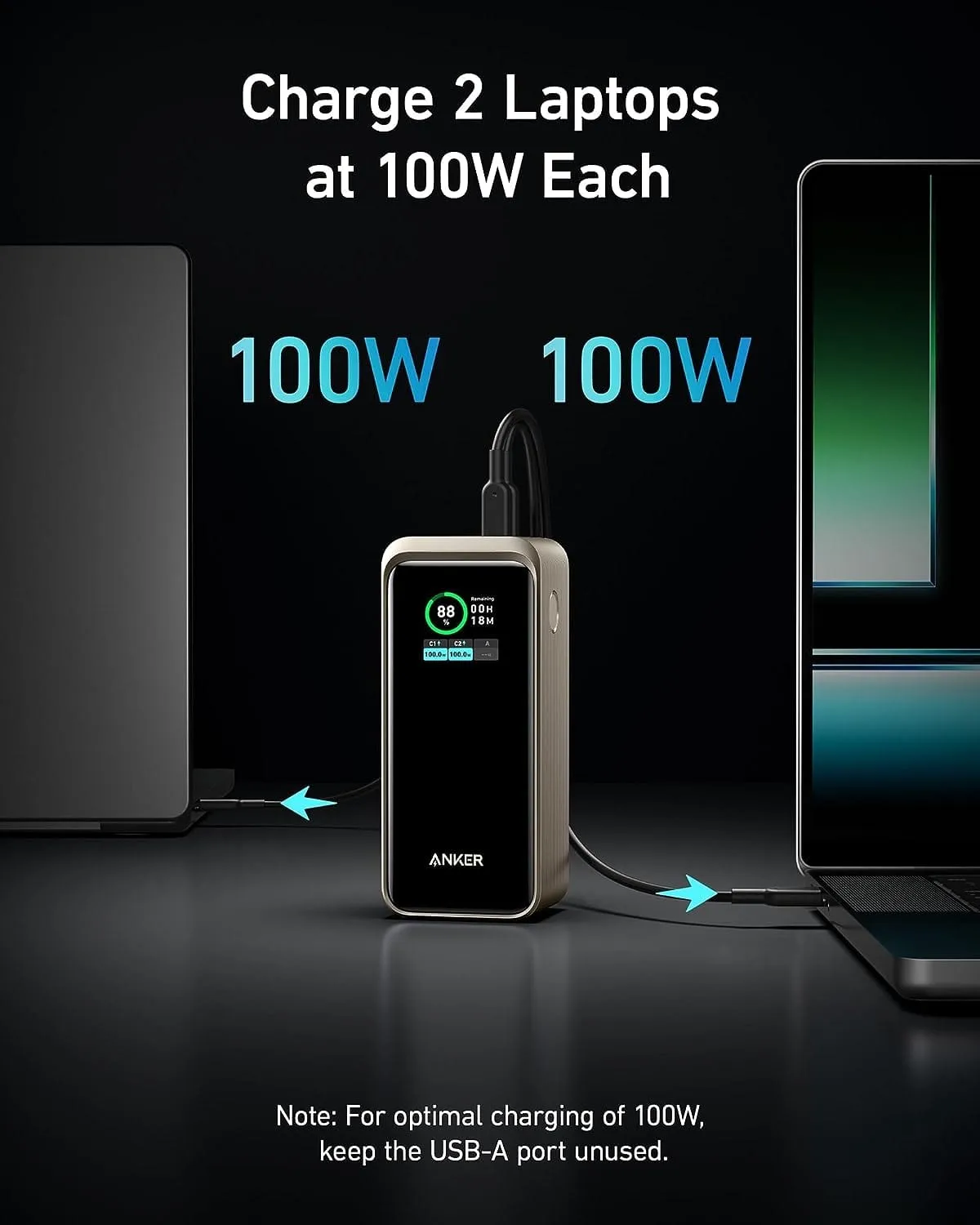 Anker 735 Prime 20,000mAh Power Bank (200W) - A1336