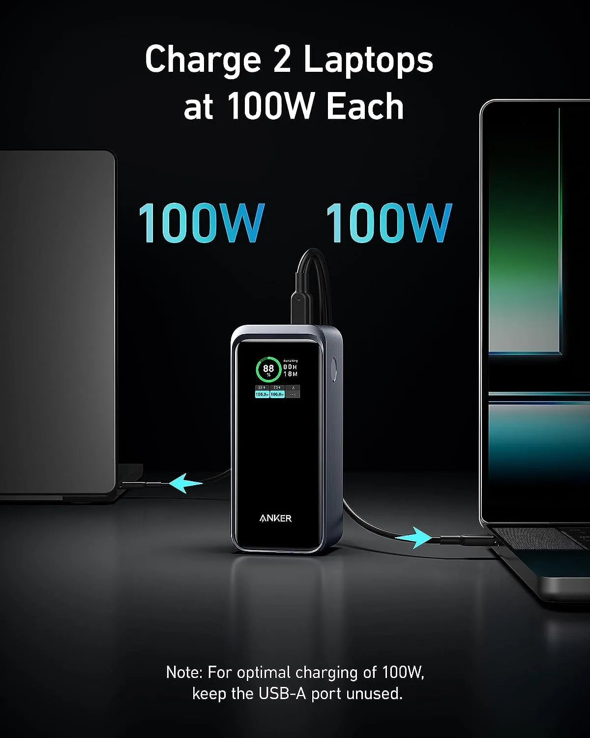 Anker 735 Prime 20,000mAh Power Bank (200W) - A1336