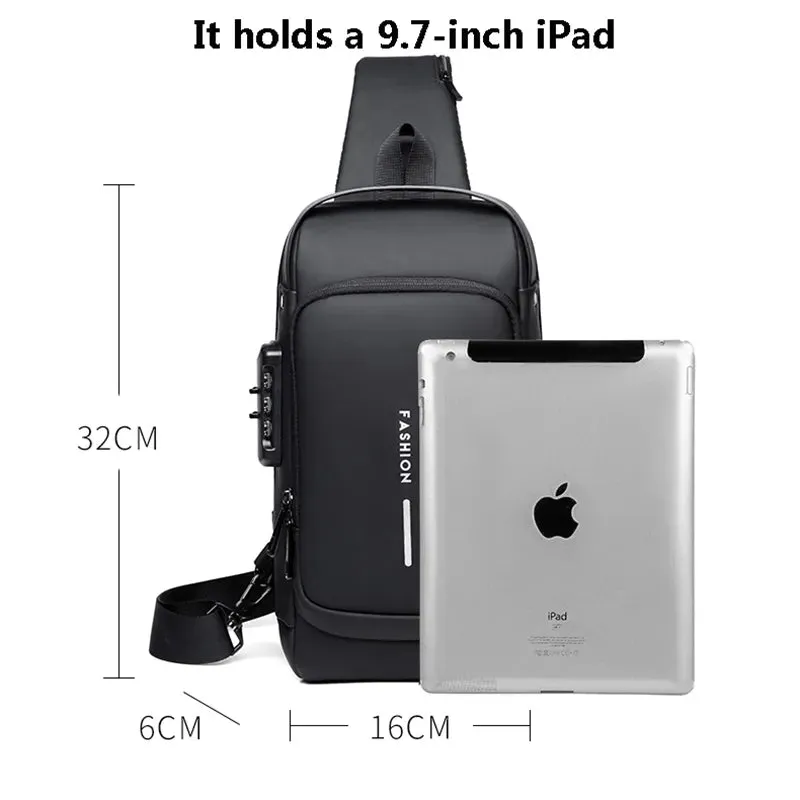 Anti-theft USB Charging Crossbody Bag