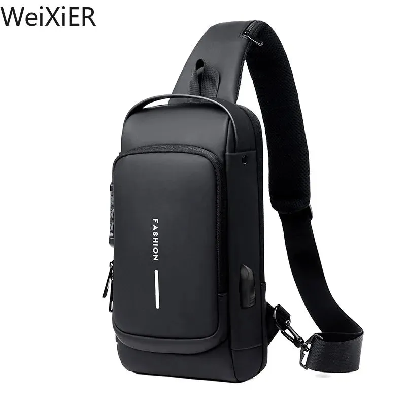 Anti-theft USB Charging Crossbody Bag