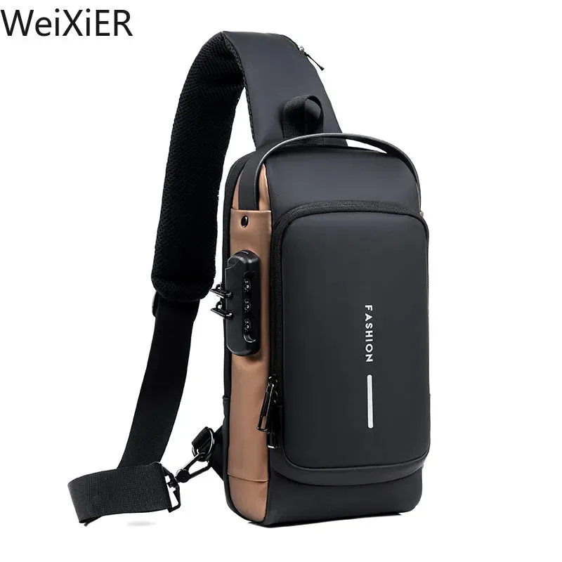 Anti-theft USB Charging Crossbody Bag