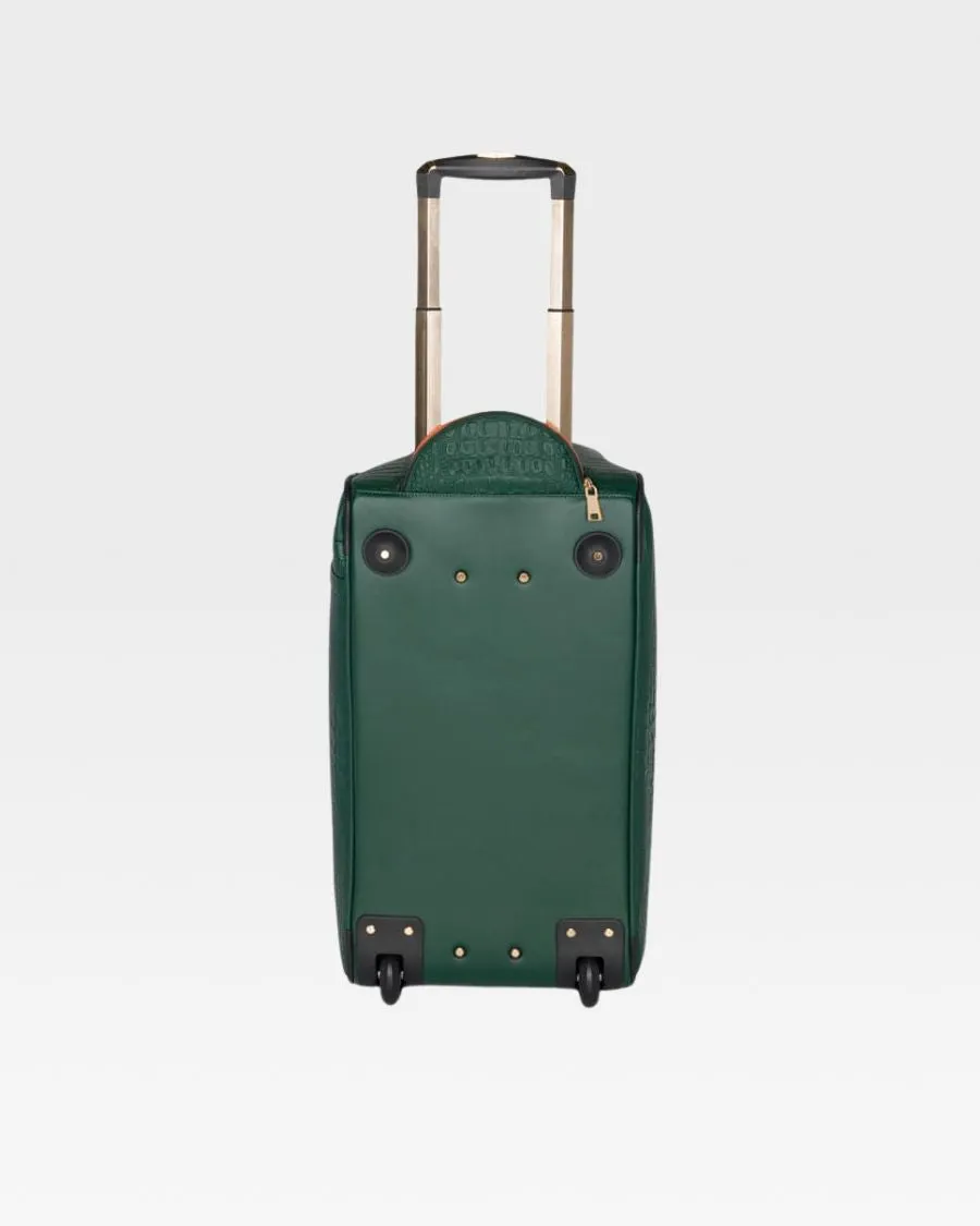 Apollo 2 Rolling Duffle Bag in Emerald Green