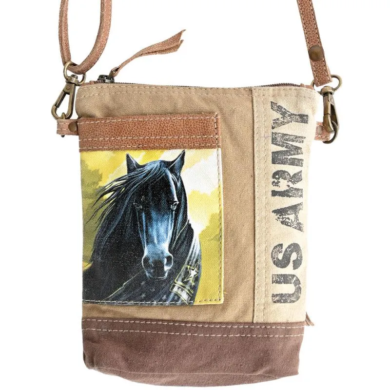 Army Horse Passport Bag