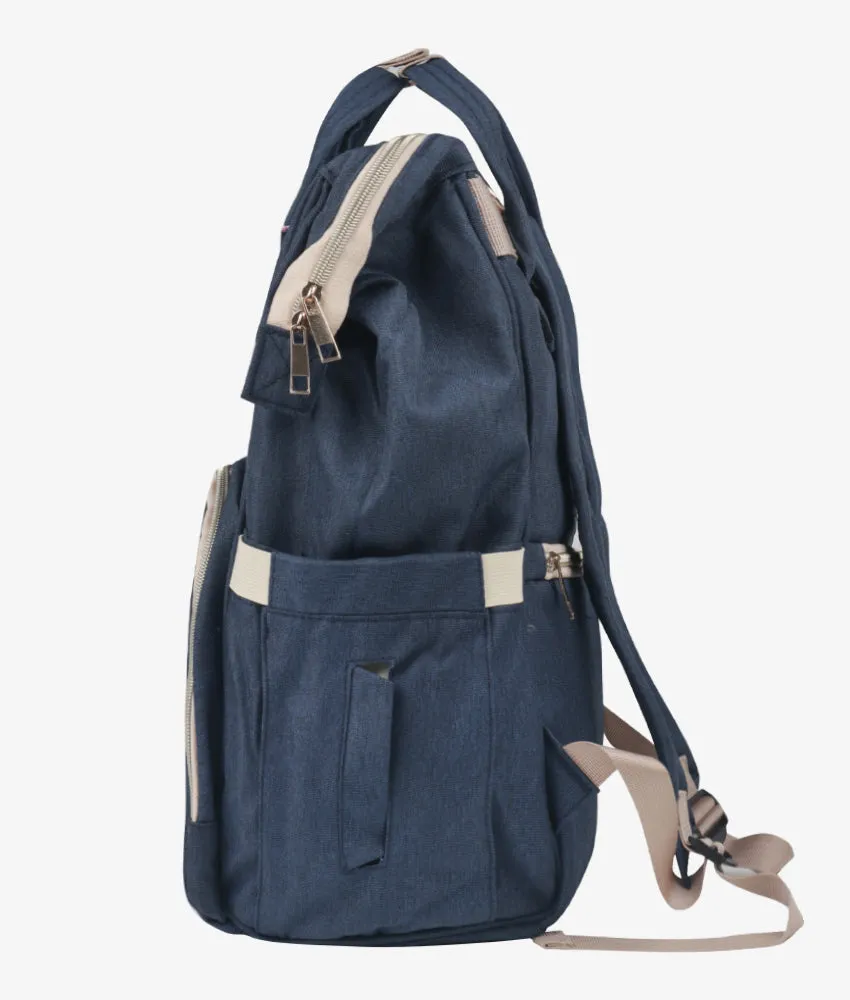 Baby Diaper Backpack - Navy Blue