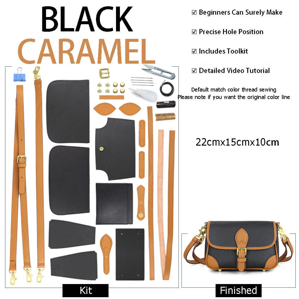 BABYLON™ Leather Saddle Crossbody Bag DIY  Kit