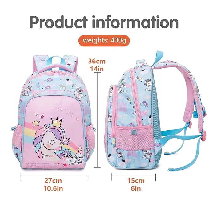 BACKPACK FOR BOYS & GIRLS STYLISH DURABLE WATER RESISTANT BACKPACK SHOULDER SCHOOL BAGS FOR KIDS