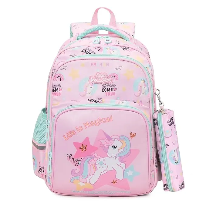 BACKPACK FOR BOYS & GIRLS STYLISH DURABLE WATER RESISTANT BACKPACK SHOULDER SCHOOL BAGS FOR KIDS