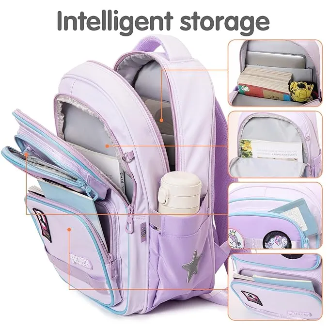 BACKPACK FOR BOYS & GIRLS STYLISH DURABLE WATER RESISTANT BACKPACK SHOULDER SCHOOL BAGS FOR KIDS