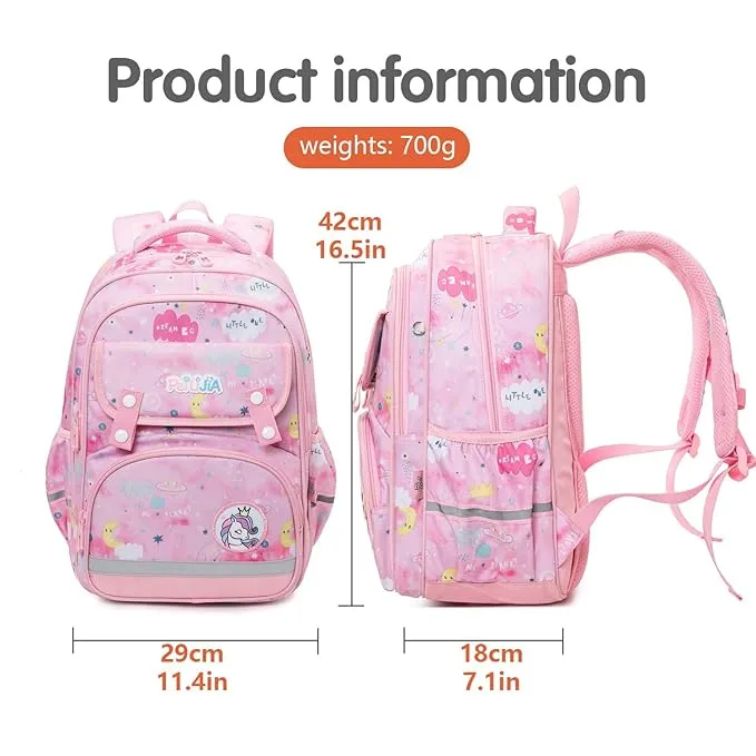 BACKPACK FOR BOYS & GIRLS STYLISH DURABLE WATER RESISTANT BACKPACK SHOULDER SCHOOL BAGS FOR KIDS