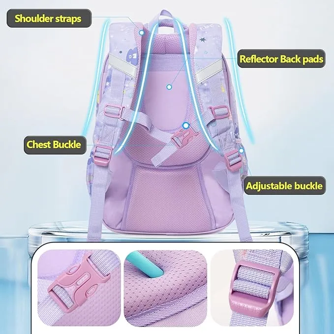 BACKPACK FOR BOYS & GIRLS STYLISH DURABLE WATER RESISTANT BACKPACK SHOULDER SCHOOL BAGS FOR KIDS