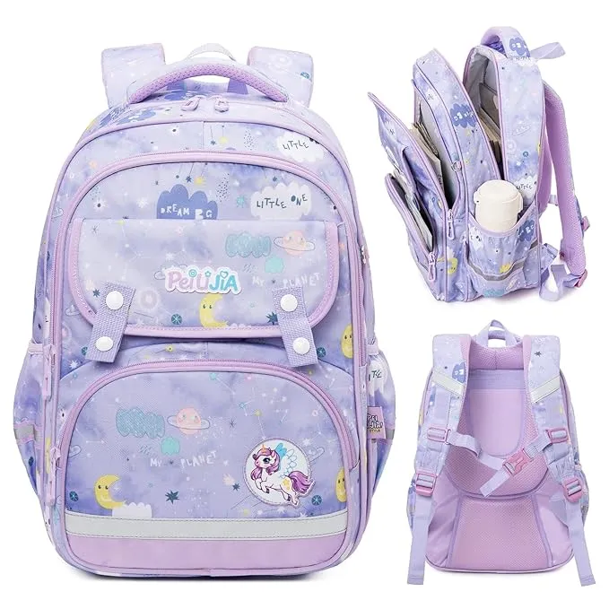 BACKPACK FOR BOYS & GIRLS STYLISH DURABLE WATER RESISTANT BACKPACK SHOULDER SCHOOL BAGS FOR KIDS