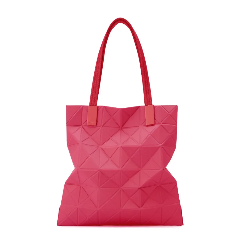 BAO BAO ISSEY MIYAKE TRACK TOTE BAG 6x6 Checkered pattern