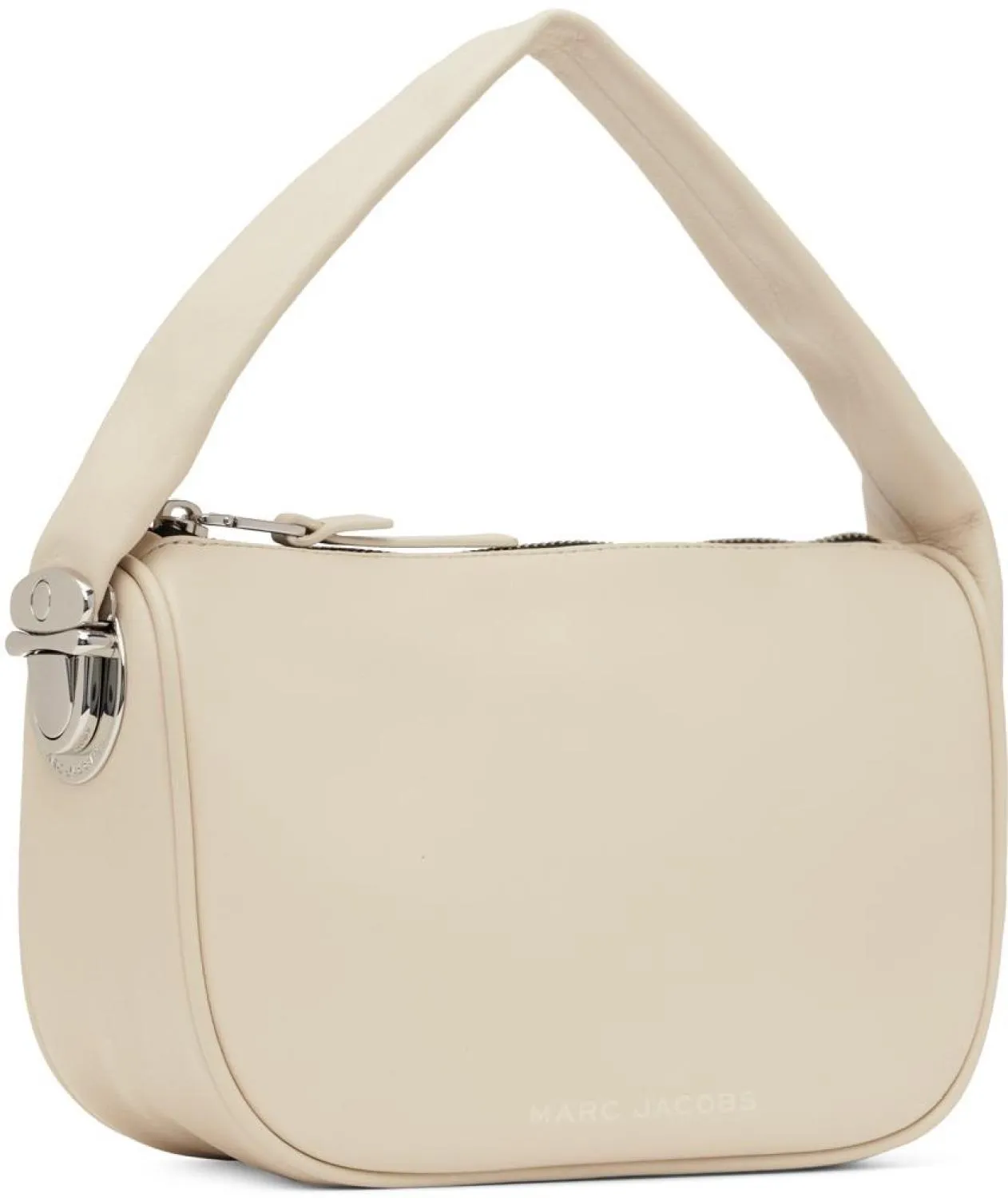 Beige 'The Pushlock' Bag