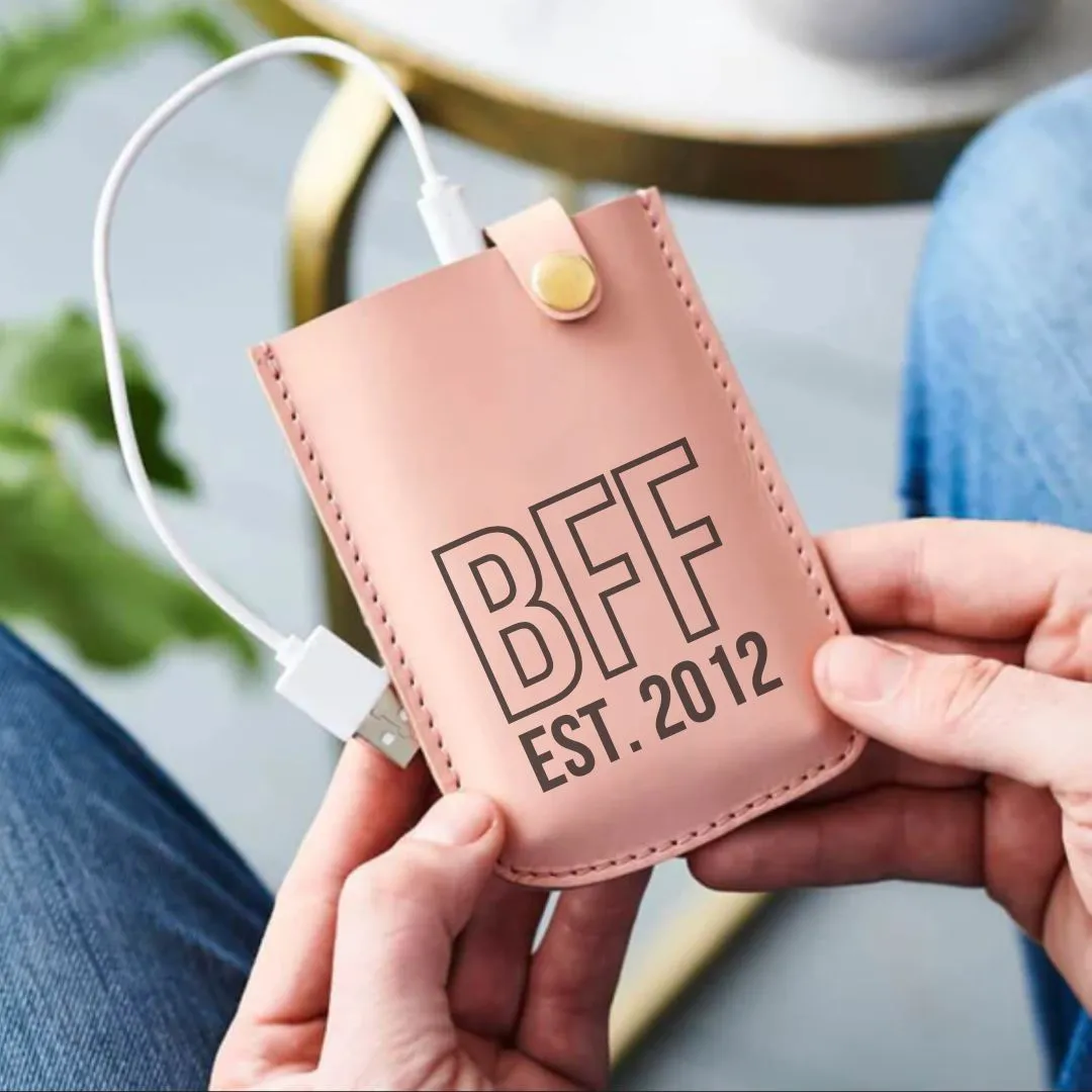 BFF Personalised Leather Power Pack