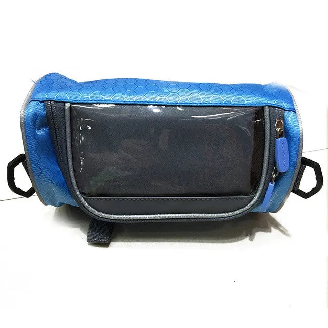 Bicycle Handlebar Cylinder Bag / Phone Holder For 4.2 inch /5 inch /5.7 inch Cellphone