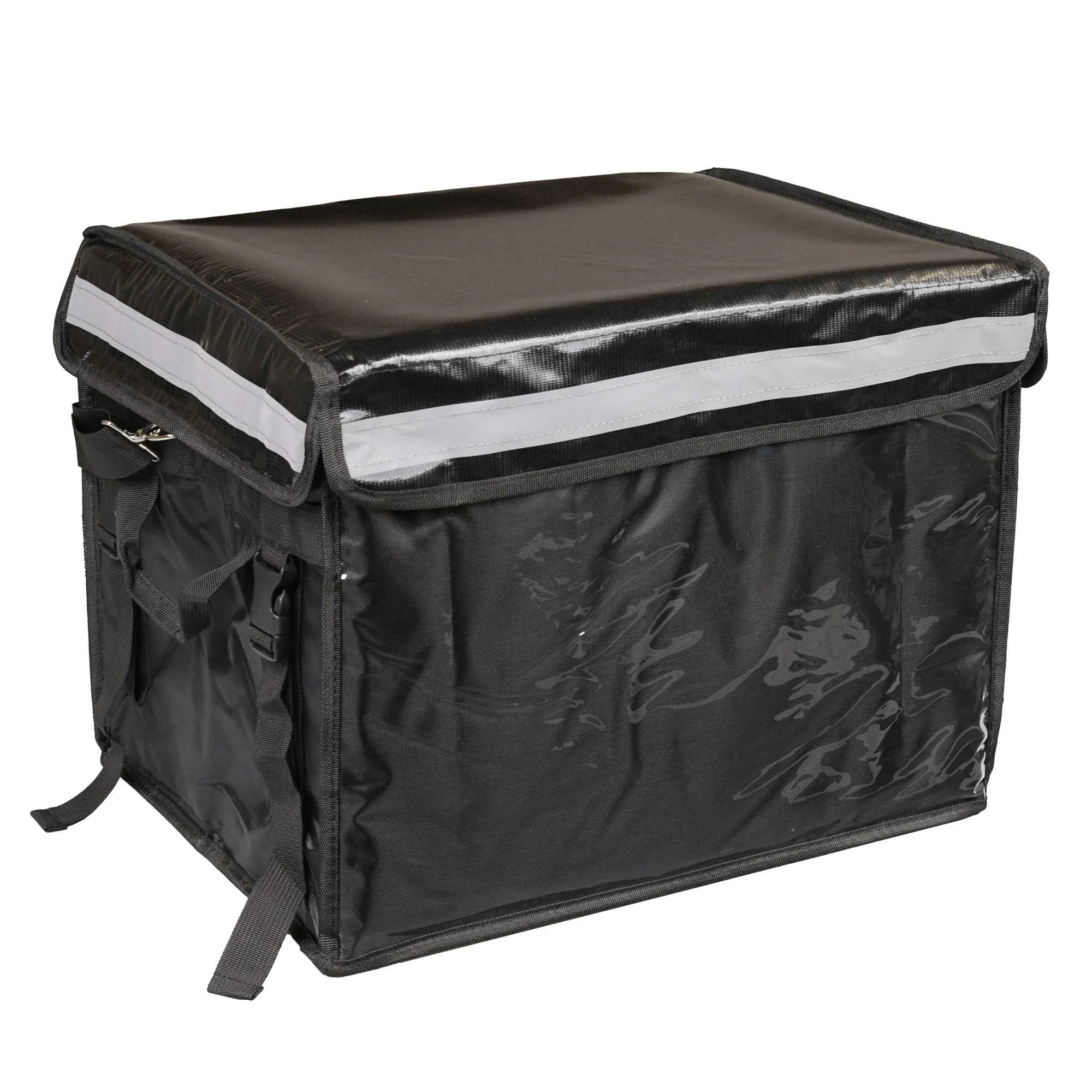 Bike It Thermo-Box Insulated Motorcycle Courier Takeaway Delivery Box with Universal Fitting kit (48, 62 or 80 Litres) (Deliveroo®, Just Eat®, Uber Eats® etc)