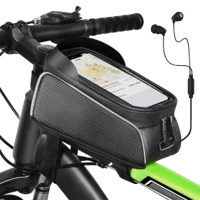 Bike Phone Front Frame Bag with Touch Screen Sun-Visor