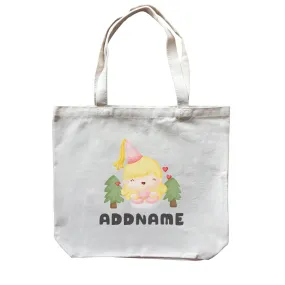 Birthday Royal Princess Girl Addname Canvas Bag