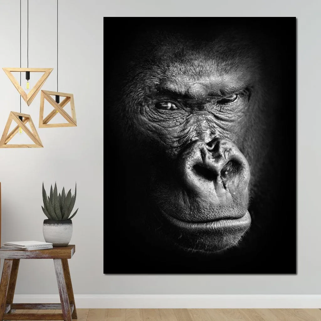 Black and White Gorilla