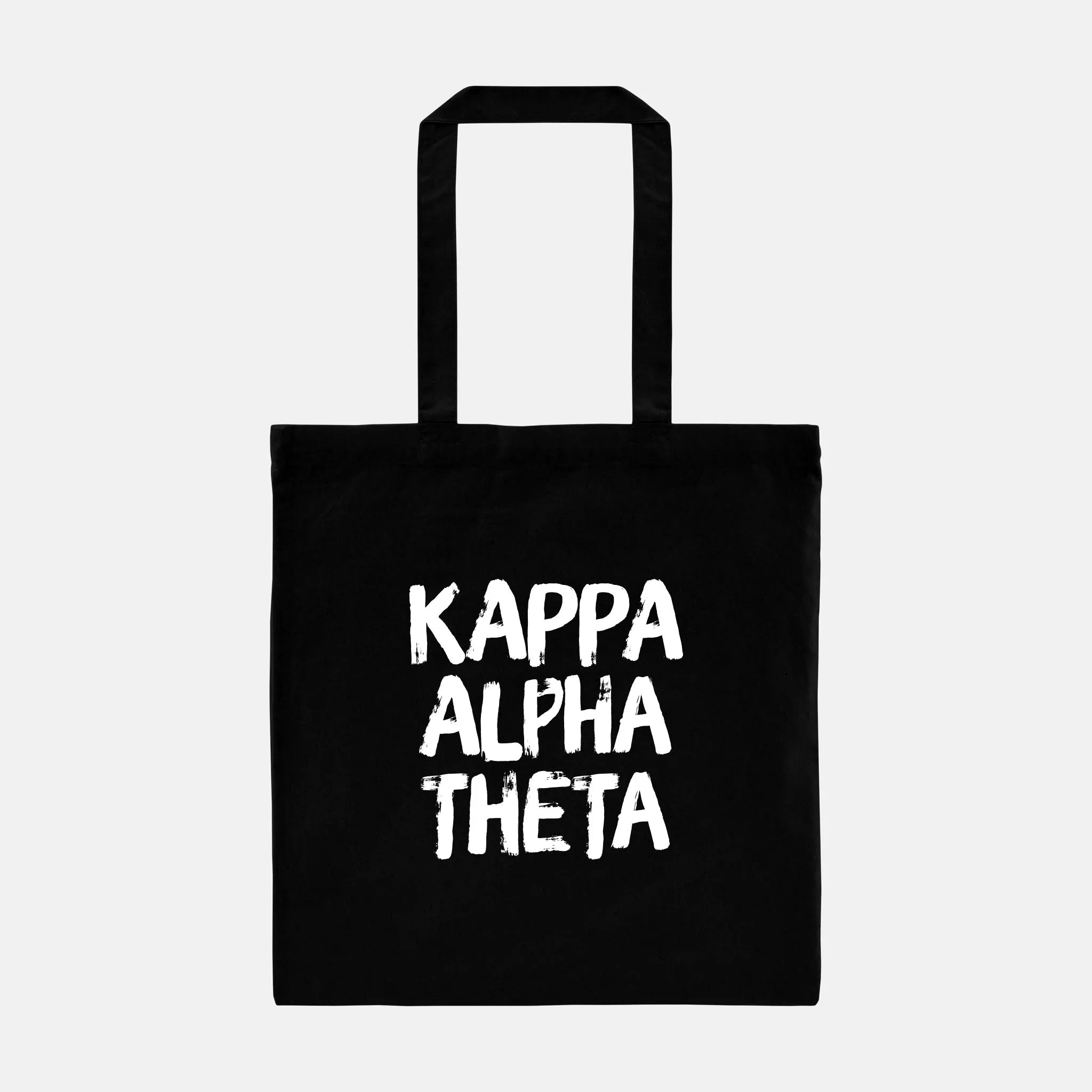 Black and White Greek Tote