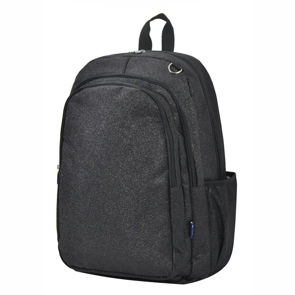 Black NGIL Premium Large Glitter Canvas Backpack