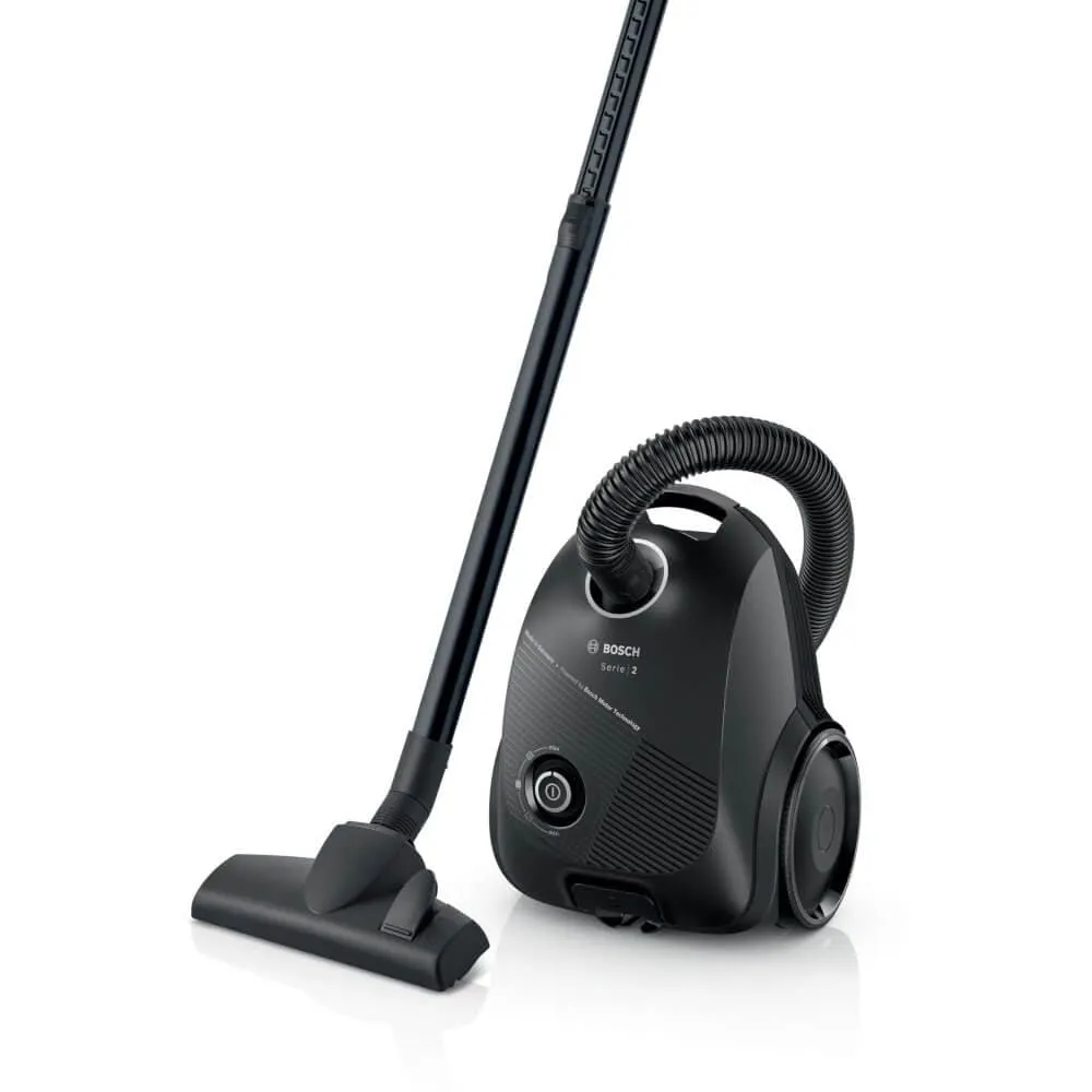 Bosch BGBS2BA1GB Serie 2 ProEco 600W 3kg Bagged Cylinder Vacuum Cleaner  Black