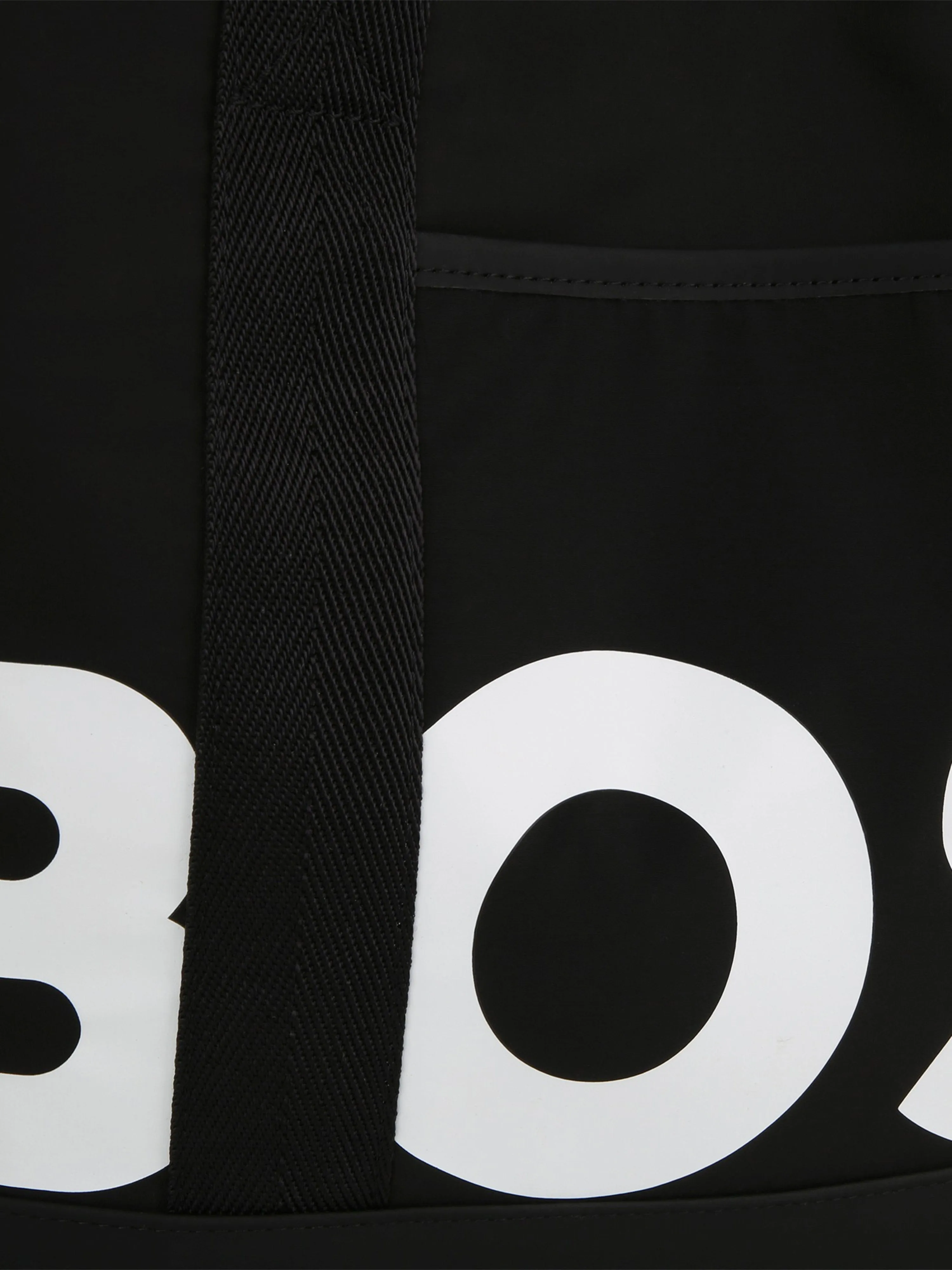 BOSS Girls Logo Tote Bag in Black (34cm)