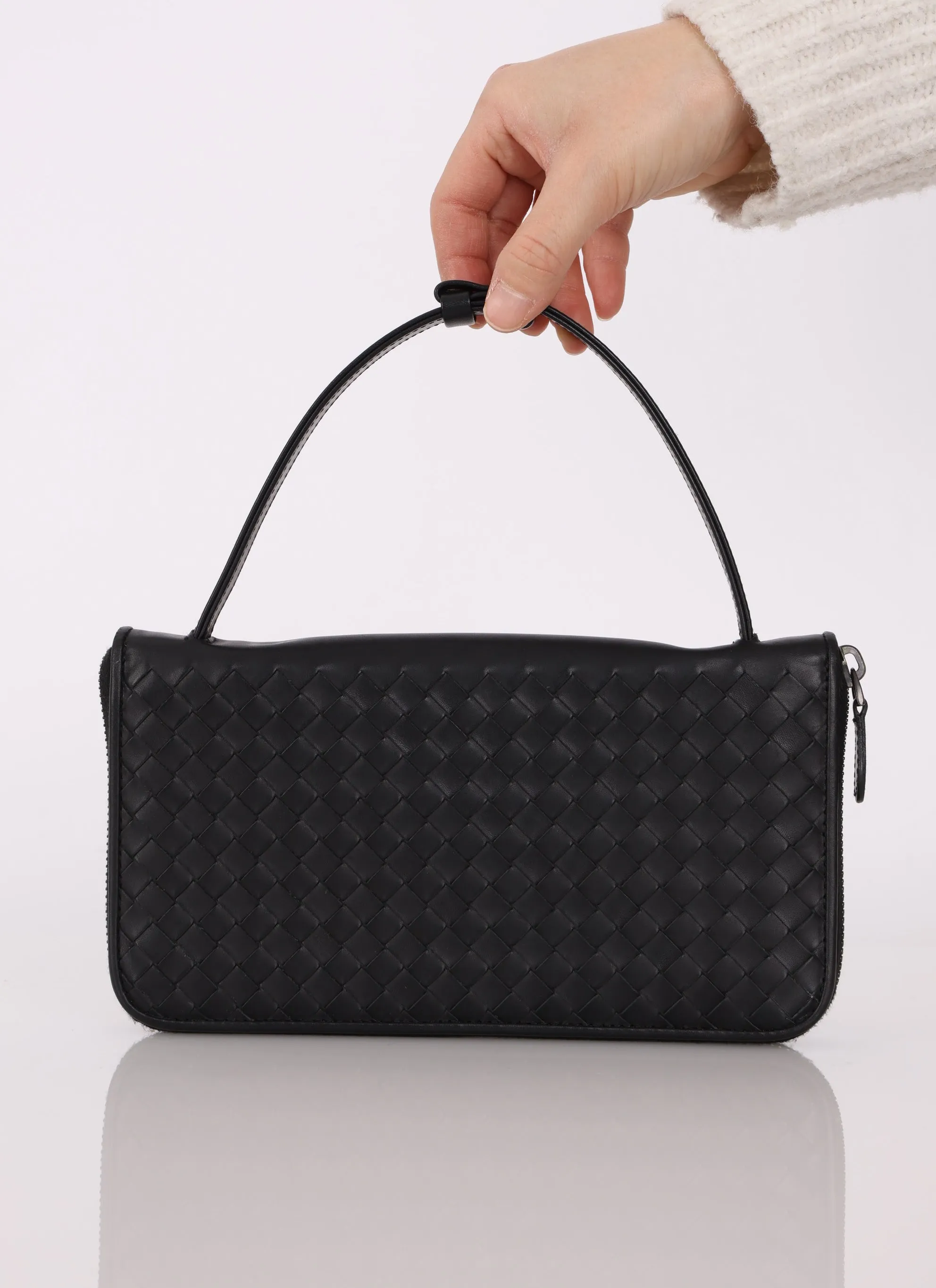 Bottega Veneta Intrecciato Long Wallet on Strap