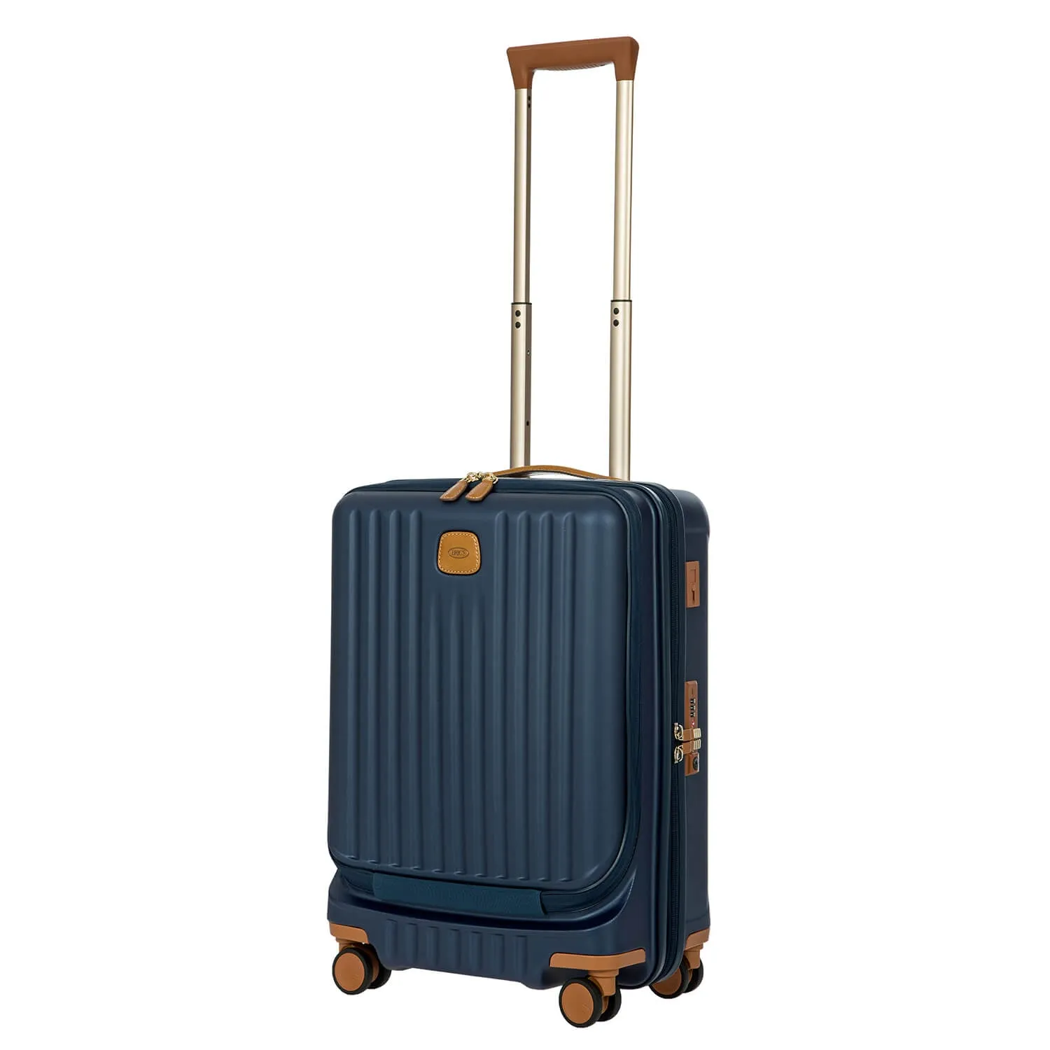 Bric's Capri 21" Spinner W/ Pocket Expandable - Matte Blue