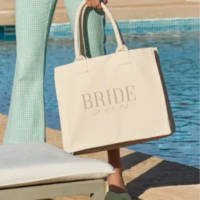 Bride Established Resort Canvas Bag