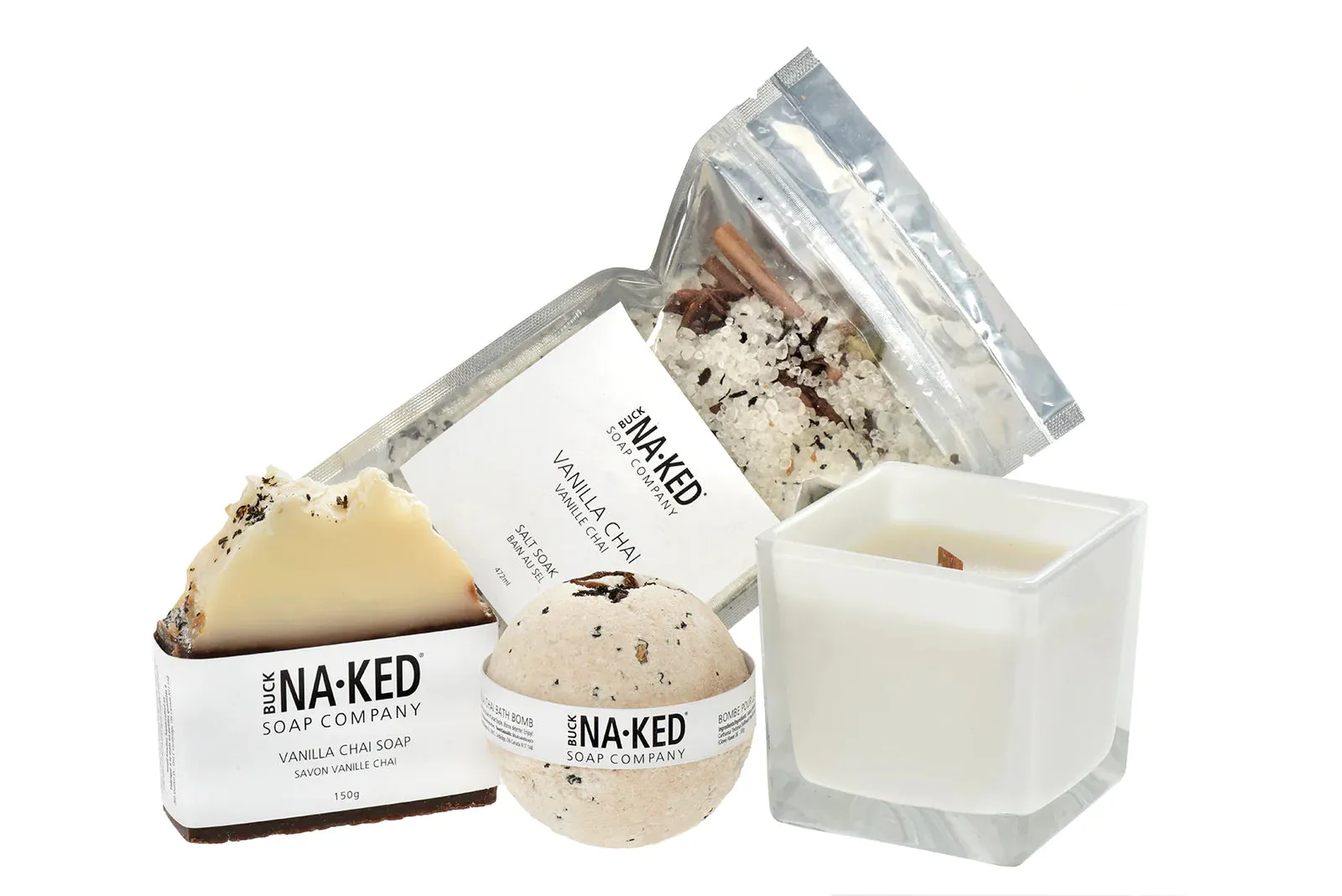 Buck Naked Soap Company - Vanilla Chai Holiday Set