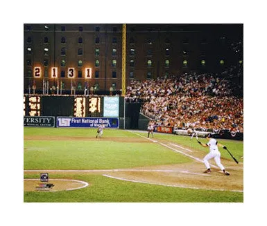 Cal Ripken Jr. "History" (9-6-1995) Giclee-on-Canvas - Photofile