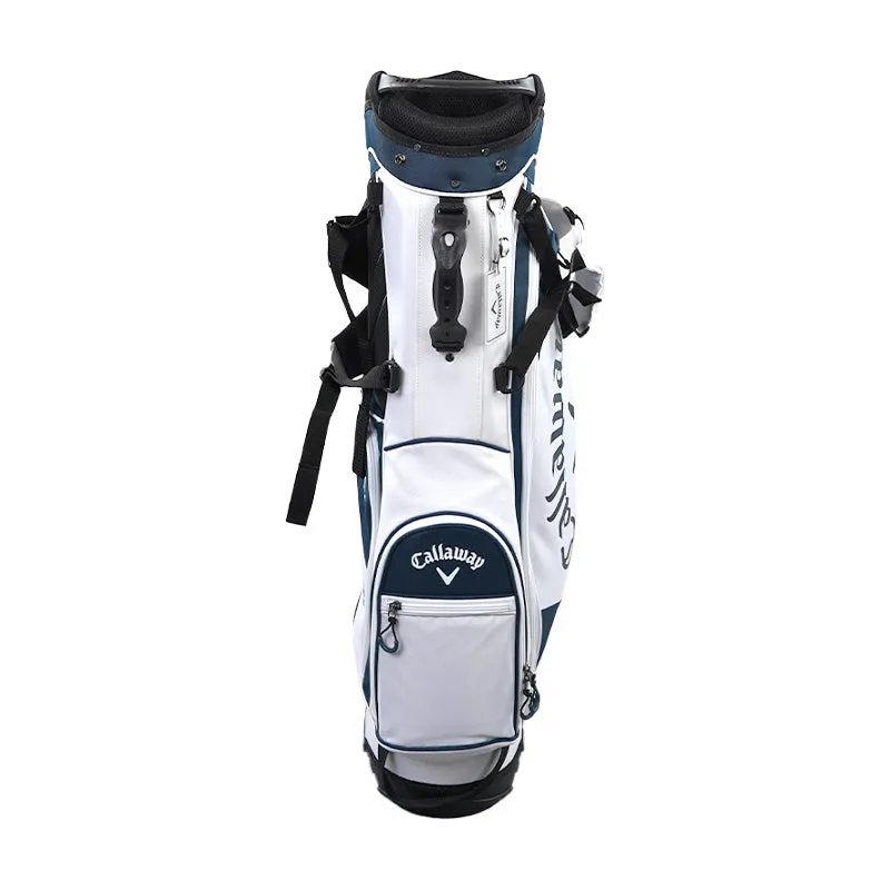 CALLAWAY 9" Chev Stand Bag (White/Navy)