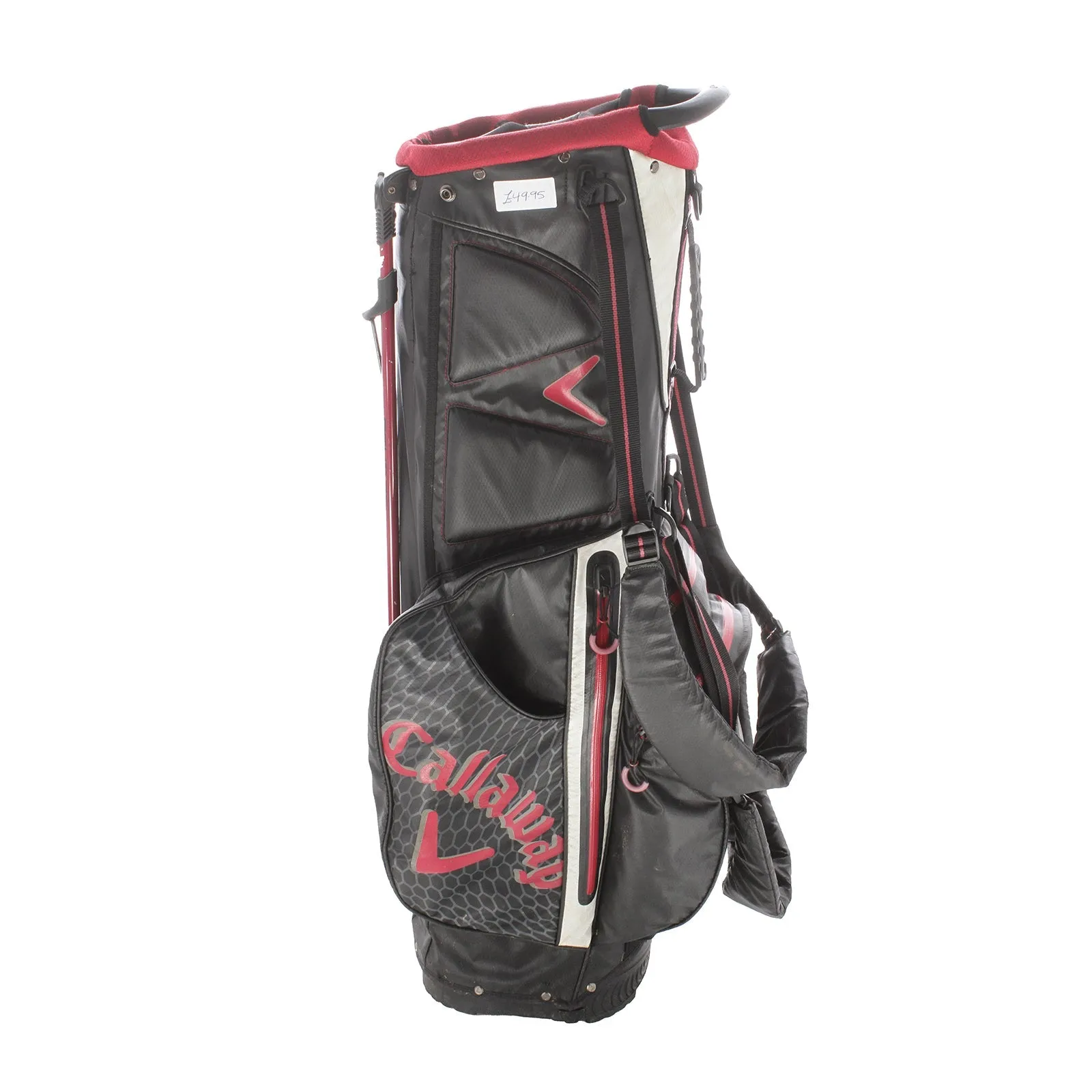 Callaway Aqua Dry Stand Bag - Black/Red/White/Grey