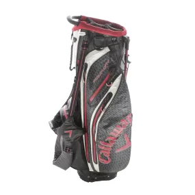 Callaway Aqua Dry Stand Bag - Black/Red/White/Grey