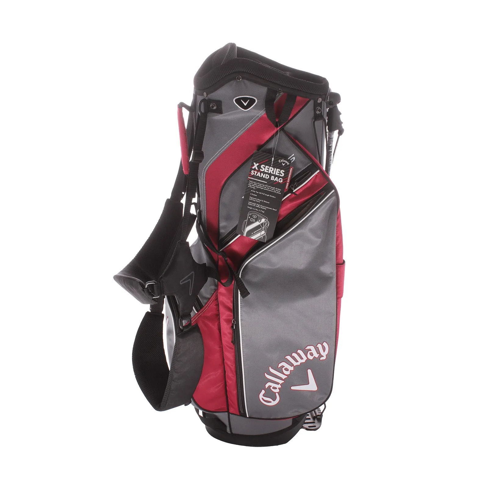 Callaway Second Hand X SeriesStand Bag - Red/Grey