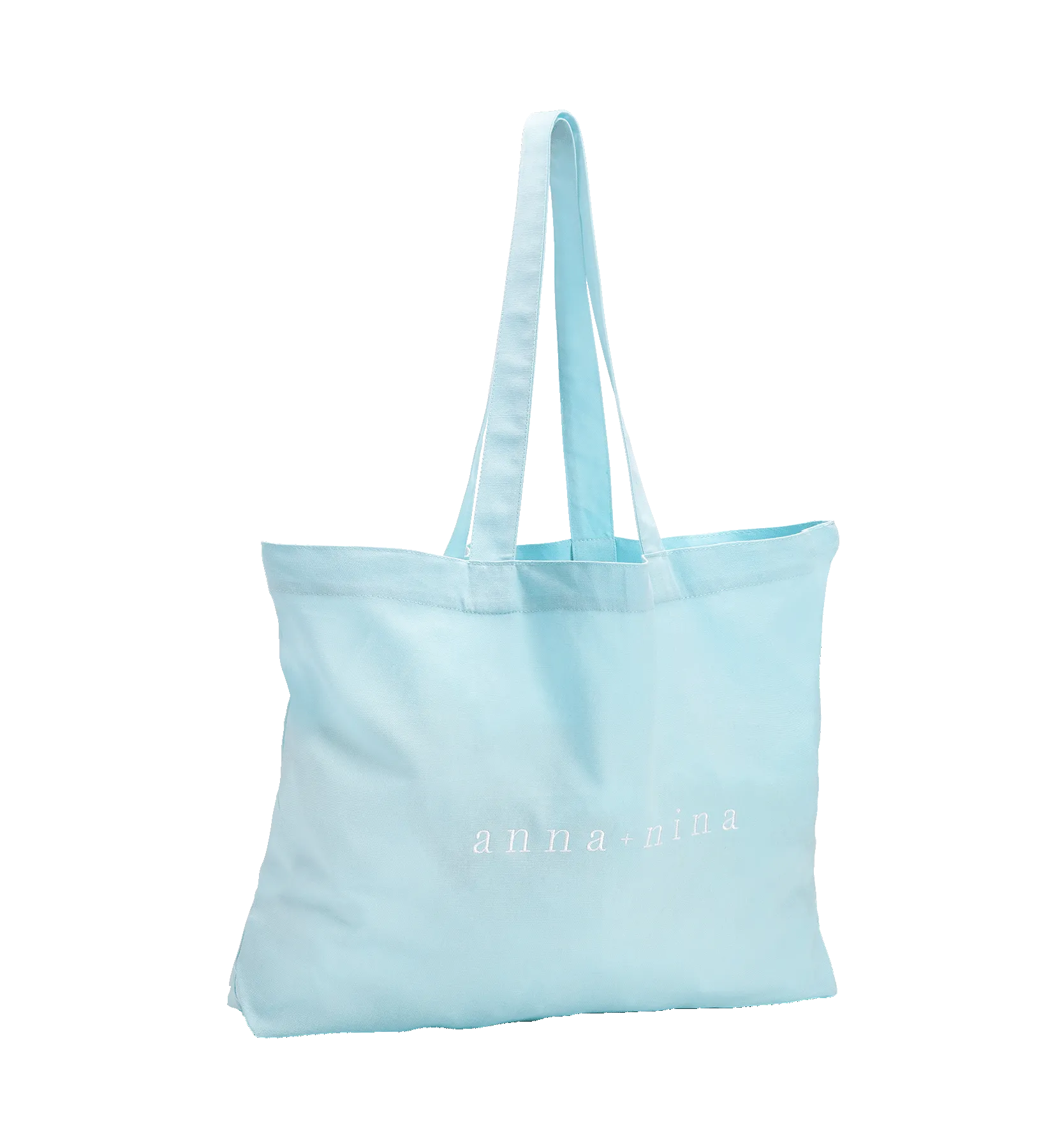 Canvas A N Blue Tote Bag