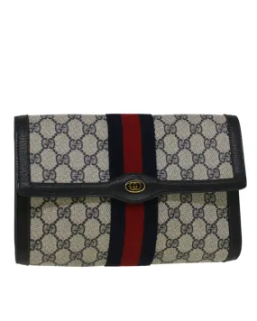 Canvas Clutch Bag with GG Pattern and Multiple Colors